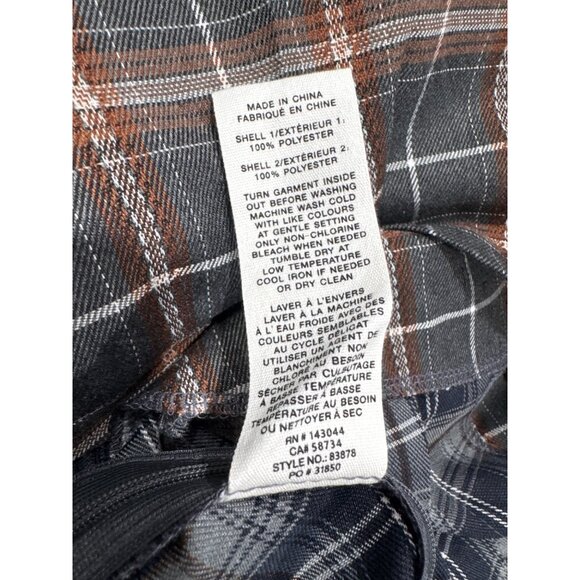 Avec Les Filles Plaid Pleated Mini Skirt With Side Buckle Accent Size L - Picture 8 of 9